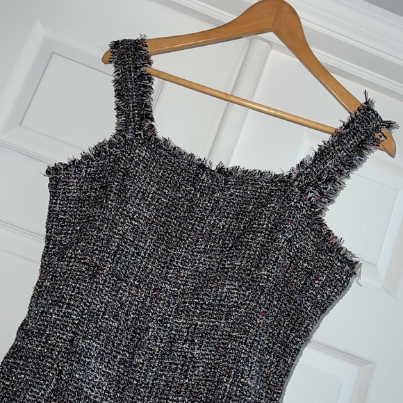 Aqua tweed dress - Picture 3 of 6